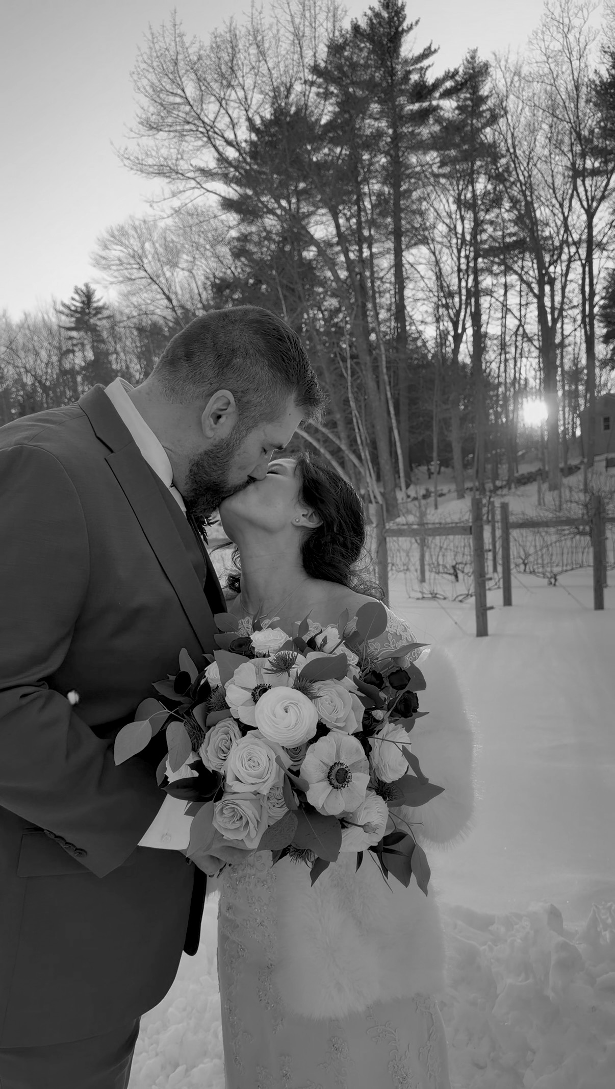 Winter Wedding at Zorvino Vineyards
