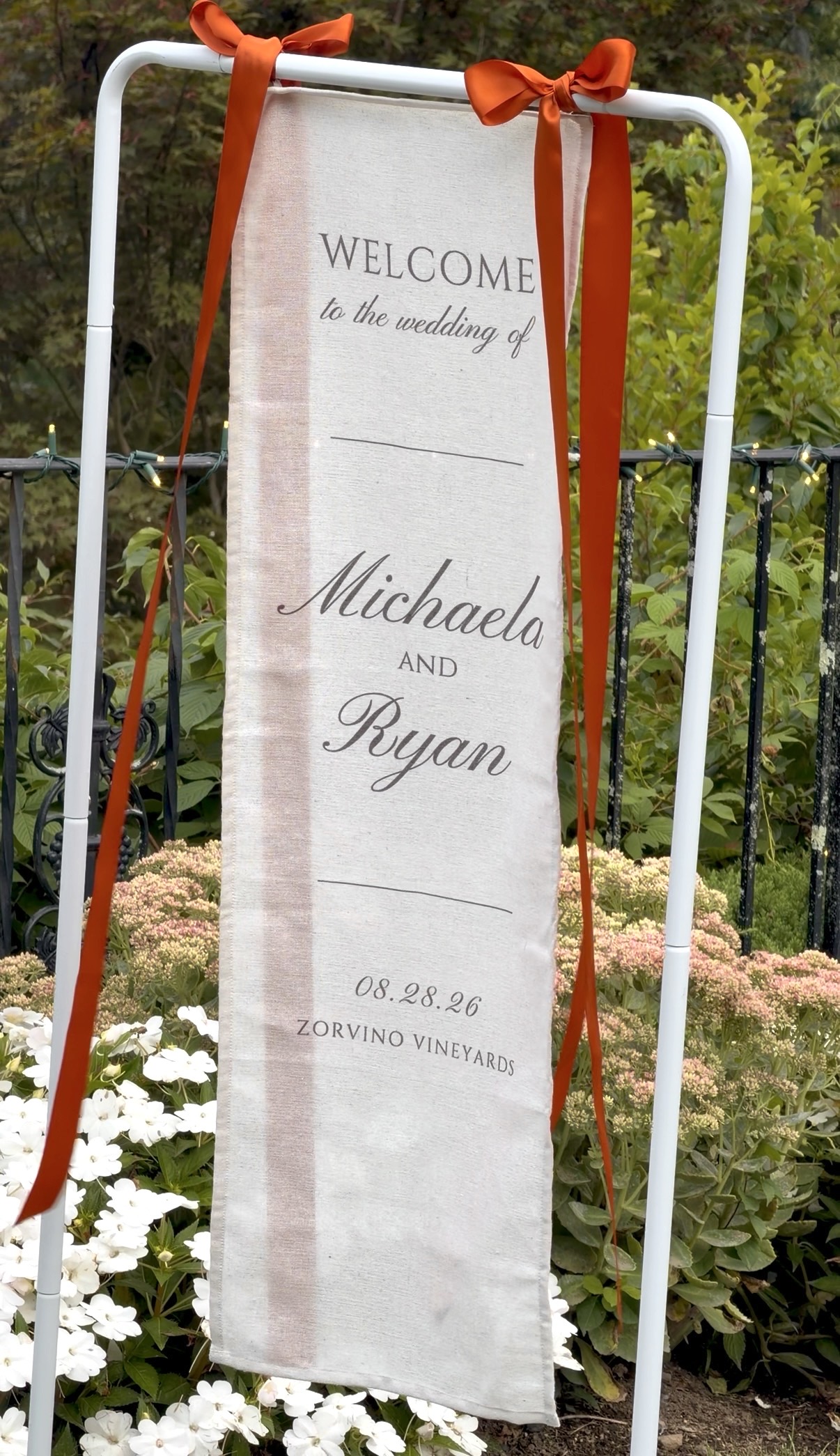 Welcome sign