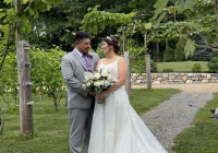 Lisa and John Lavender Summer Wedding